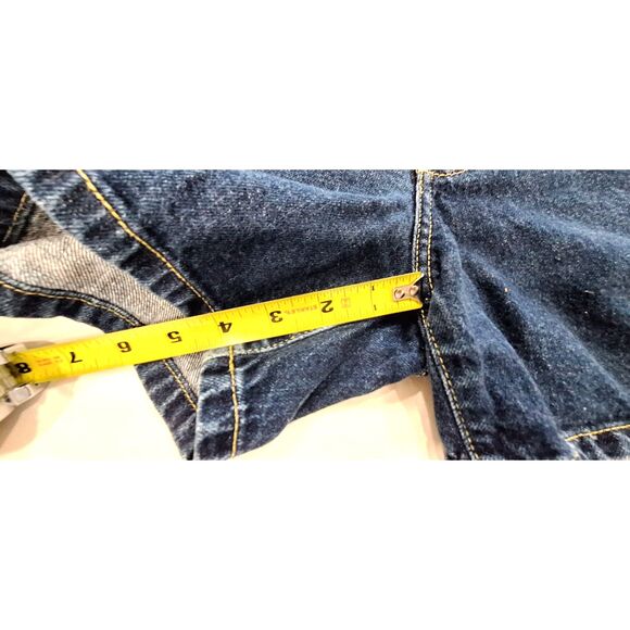 Tommy Jeans Dark Blue Wash Y2K Denim Shorts Womens Sz 11 - Picture 10 of 11